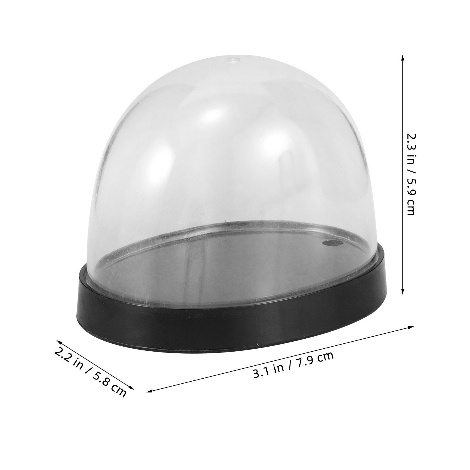 5Sets High-Transparency Plasti - đánh giá và giá Plastic Dome Clear