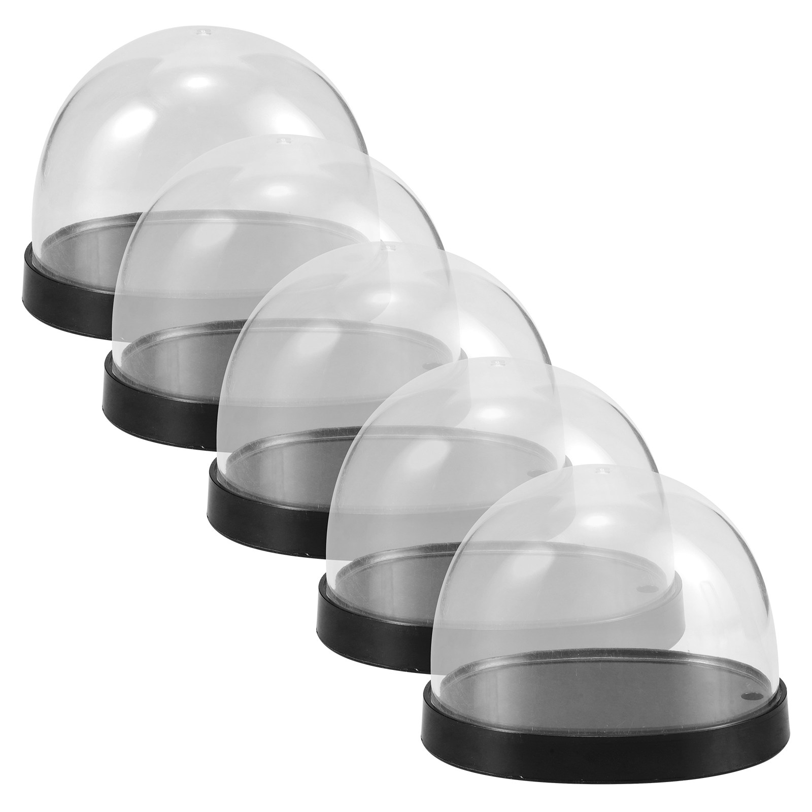 5Sets High-Transparency Plasti - đánh giá và giá Plastic Dome Clear