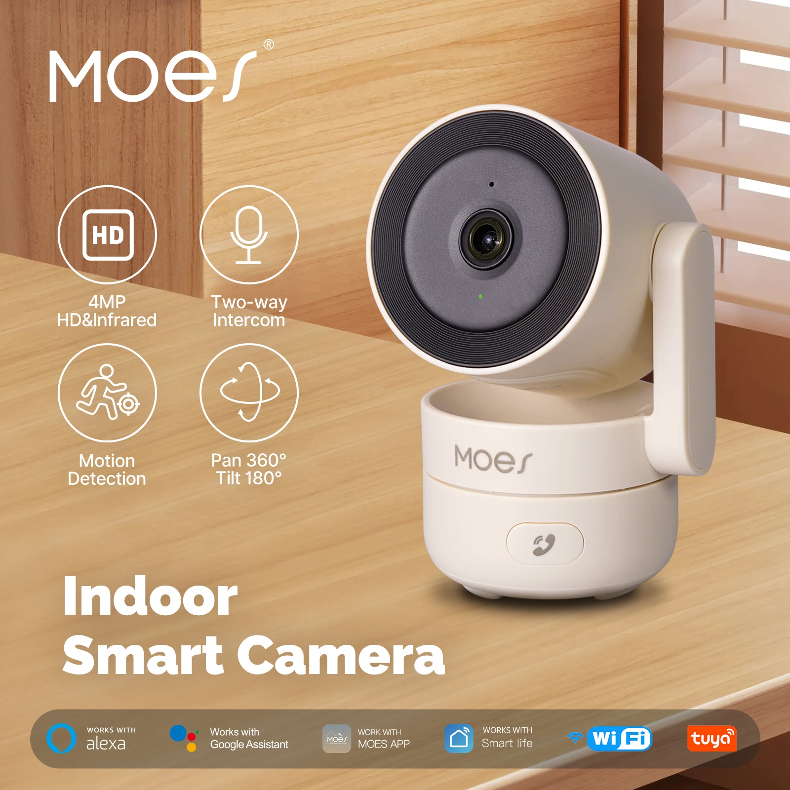 MOESTuya WiFi Indoor Pan/Tilt  - đánh giá và giá Eufy Camera E220