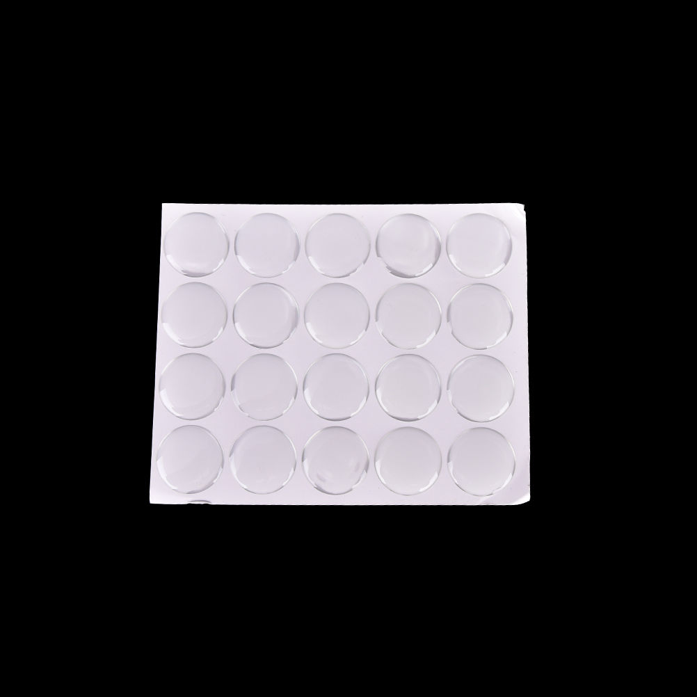 100 Cái/Tấm 25Mm Vòng Dome 3D  - đánh giá và giá Plastic Dome Clear