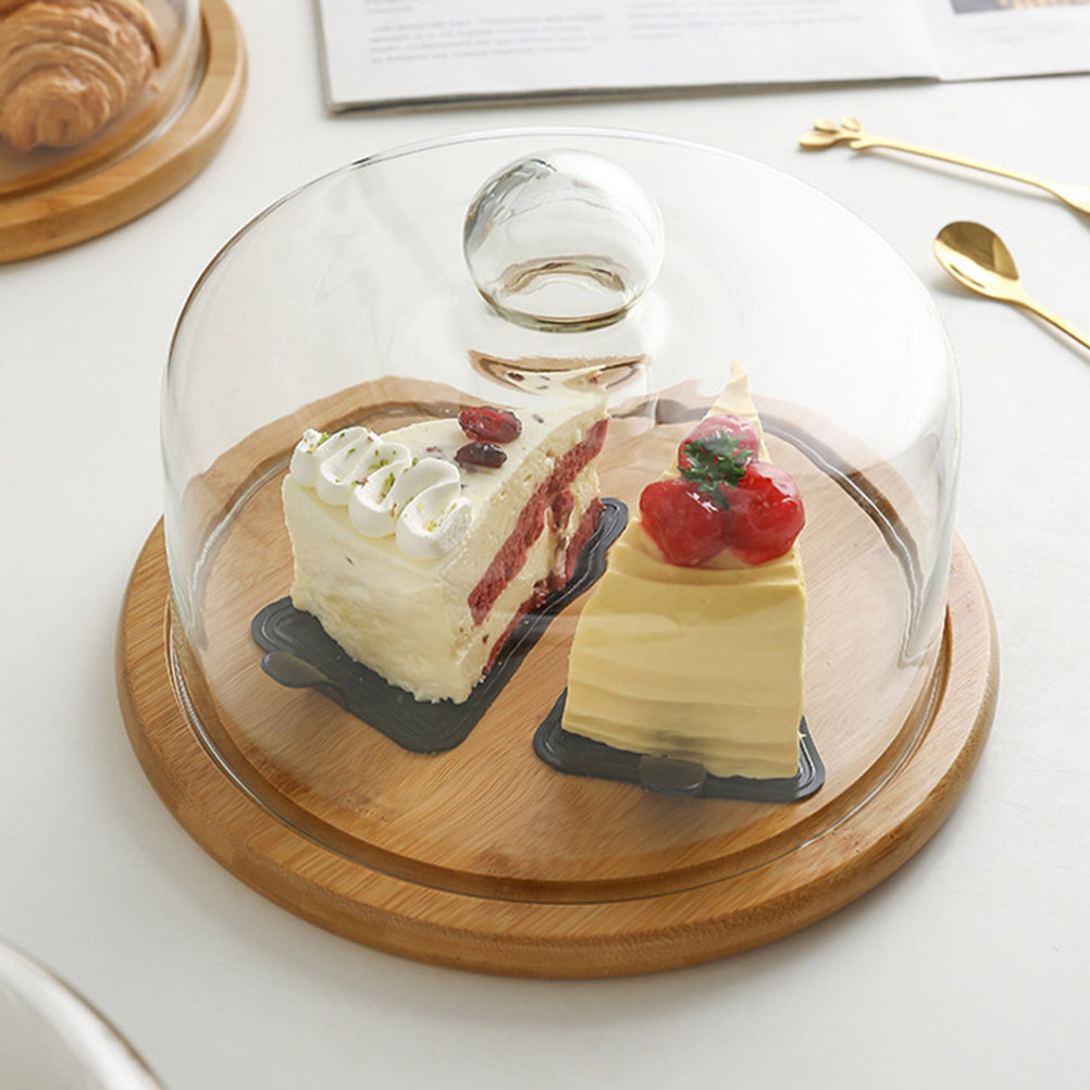 18Cm Clear Glass Dessert Dome  - đánh giá và giá Plastic Dome Clear